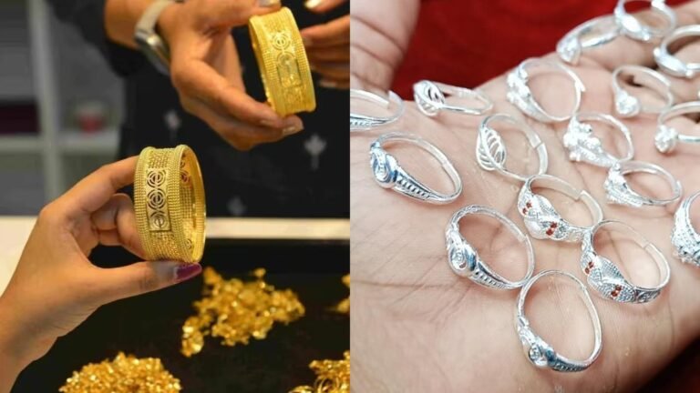 Gold Latest Price: आज इतने रुपये सस्ता हुआ सोना-चांदी, घर बैठे चेक करें ताजा रेट